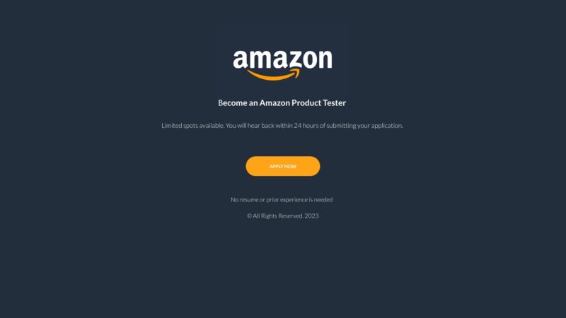 Testingamazon com