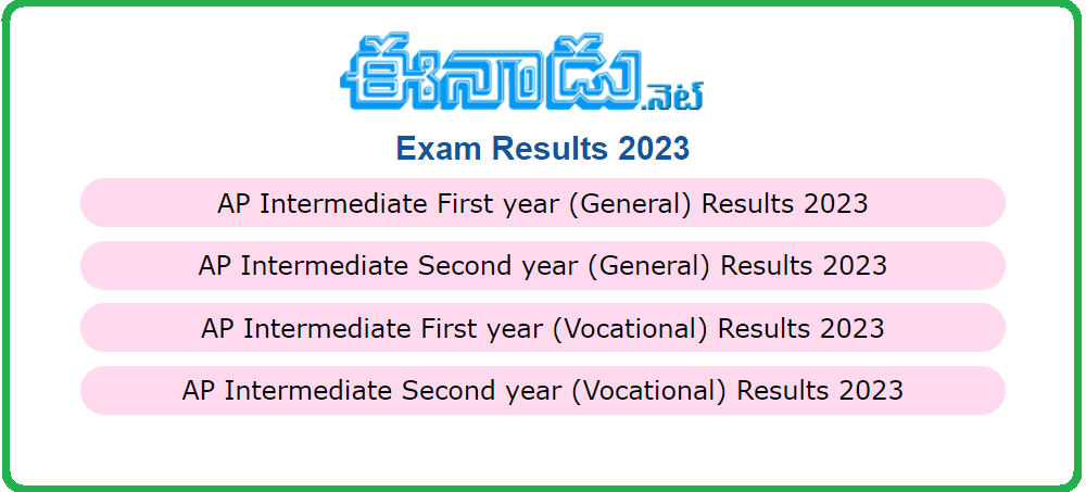 eenadu results